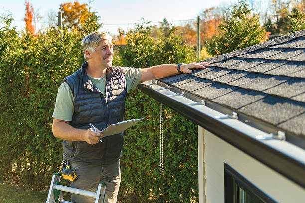 Professional Roofing technician working in Scarborough, ME